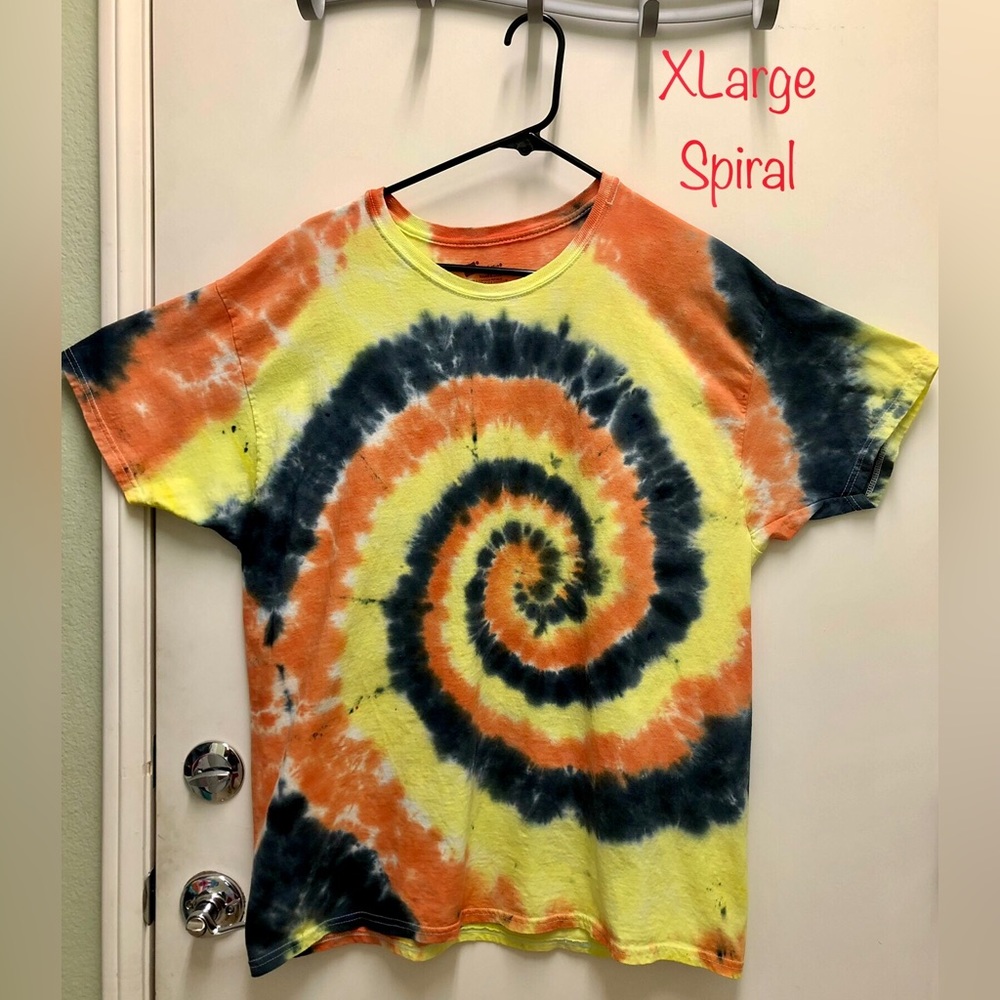 Tie dyed and Reverse (bleach) dyed shirts! #1-11 are all 2XL! 100% Cotton.